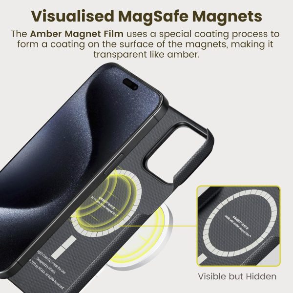 iPhone 15 Pro Max PITAKA MagEZ Case 5 made with Aramid Fiber - Break The Line - Image 4
