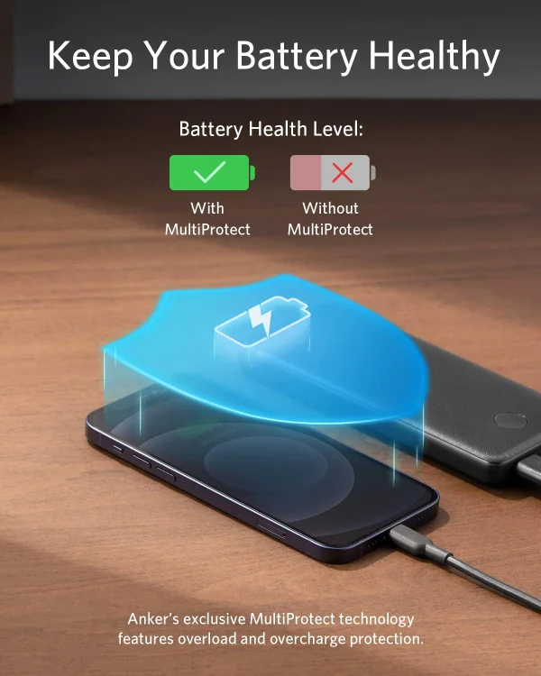 71g3YRSoobL Anker Powercore Slim 10000mAh - Black - A1229016 - Image 3