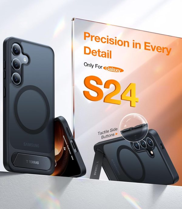 Galaxy S24 UPRO PStand Series Case by Torras - Black - Image 6