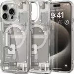 Apple iPhone 15 Pro Max Ultra MagFit Case by Spigen - ACS07211 - Zero One Natural Titanium