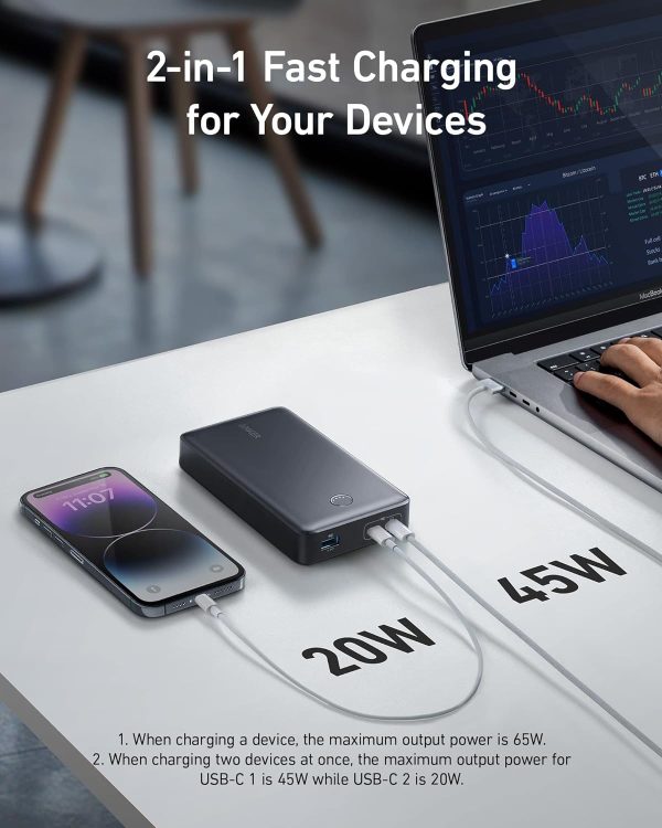 71rq4wlWe8L._AC_SL1500_ Anker 537 Powerbank Powercore 24K For Laptop - Black - A1379P11 - BIS - Image 6