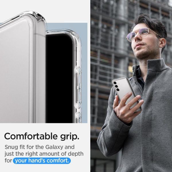 71w5Bh+crdL._AC_SL1200_ UItra Hybrid Case By Spigen Galaxy S24 - ACS07349 - Clear - Image 4
