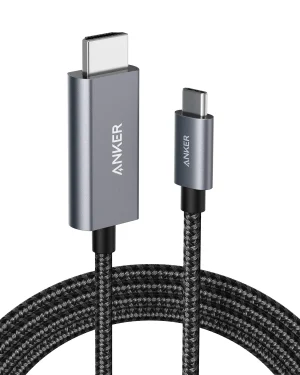 Anker 311 USB-C to HDMI Braided Cable - 1.8M - Black - A8730H11