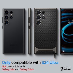 Galaxy S24 Ultra Neo Hybrid Case By Spigen - ACS07305 - Gunmetal - Image 7
