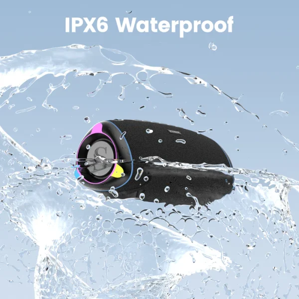 7_dfa6677d-c02a-40cd-a13f-22e27de4006f Sounarc R2 60W Extreme Bass Portable Speaker with Bluetooth 5.3, IPX6 Waterproof & Stereo Pairing – Blue - Image 9