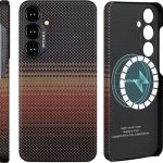 Galaxy S24 PITAKA MagEZ Case 5 Aramid Fiber Case - Sunset