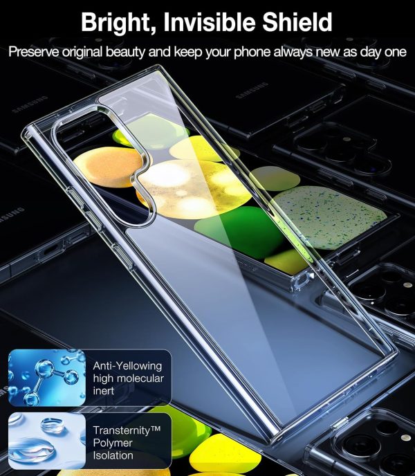Galaxy S24 Ultra Diamond Series Case by Torras - Clear - Image 5
