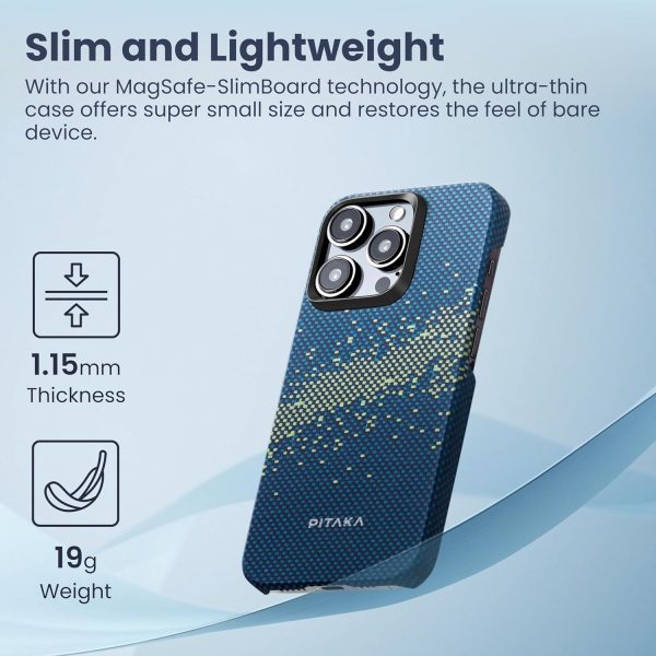 81odjEr8SJL._AC_SL1500_ iPhone 15 PITAKA StarPeak MagEZ Case 4 made with Aramid Fiber - Milky Way Galaxy - Image 5