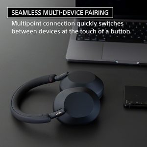 Sony WH-1000XM5 The Best Wireless Noise Canceling Headphones with Auto Noise Canceling Optimizer Crystal Clear Hands-Free Calling and Alexa Voice Control - Black - Image 7