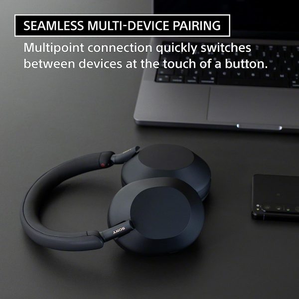 81q1SrpG1PL._AC_SL1500_ Sony WH-1000XM5 The Best Wireless Noise Canceling Headphones with Auto Noise Canceling Optimizer Crystal Clear Hands-Free Calling and Alexa Voice Control - Black - Image 7