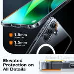 Galaxy S24 Diamond Magsafe Series Case by Torras - Clear - Image 3