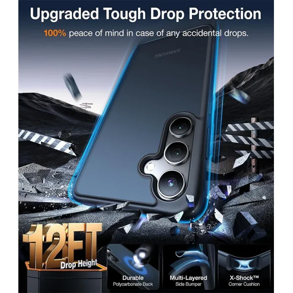 Galaxy S24 Guardian Series Case by Torras - Black - Image 7