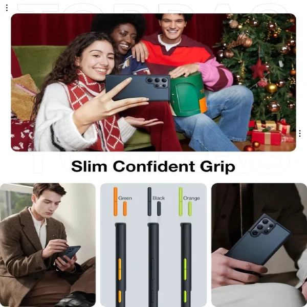 Galaxy S24 Ultra Guardian Series Case by Torras - Black - Image 3