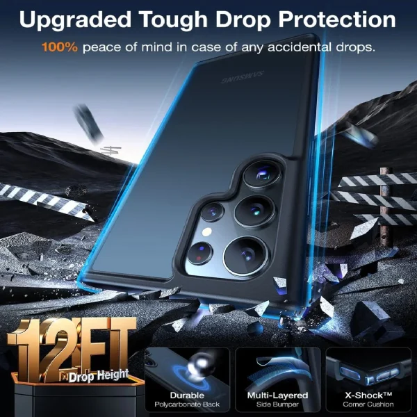 Galaxy S24 Ultra Guardian Series Case by Torras - Black - Image 2