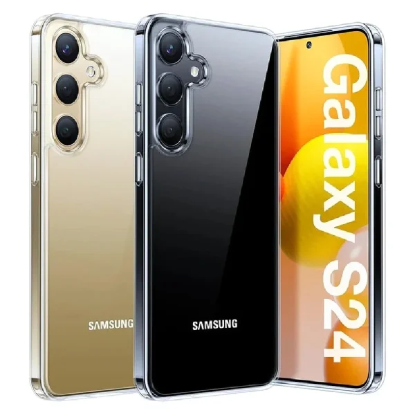 Torras-Samsung-Galaxy-S24-Case-Clear Galaxy S24 Diamond Series Case by Torras - Clear - Image 1