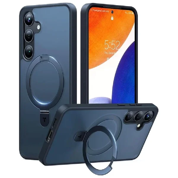 Torras-UPRO-Ostand-Matte-Phone-Case-for-SG-S24 Galaxy S24 UPRO OStand Matte Series Case by Torras - Black - Image 1