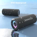 Sounarc P4 20W Portable Cylindrical Speaker with 20W Stereo Sound, Various Lightning Model, 3000 man Battery & more - Black - Image 8