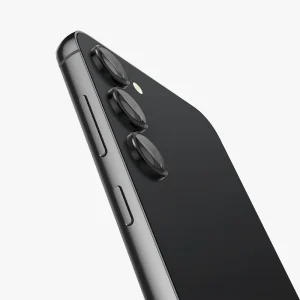 Galaxy S24 Optik Pro Camera Lens Protector EZ Fit By Spigen 2 Pack - AGL05962 - Black - Image 3