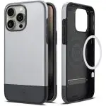 Apple iPhone 15 Pro Max Style Armor MFit Case by Spigen - Classic Silver - ACS06613
