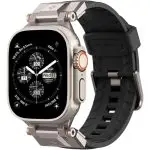 Spigen DuraPro Armor Watch Band for Apple Watch Ultra 2 / Apple Watch Ultra 49mm, Series 10/9/8/SE2/7/6/SE/5/4/3/2/1 / 46mm/ 45mm / 44mm / 42mm Durable Metal Connector Band - AMP06065