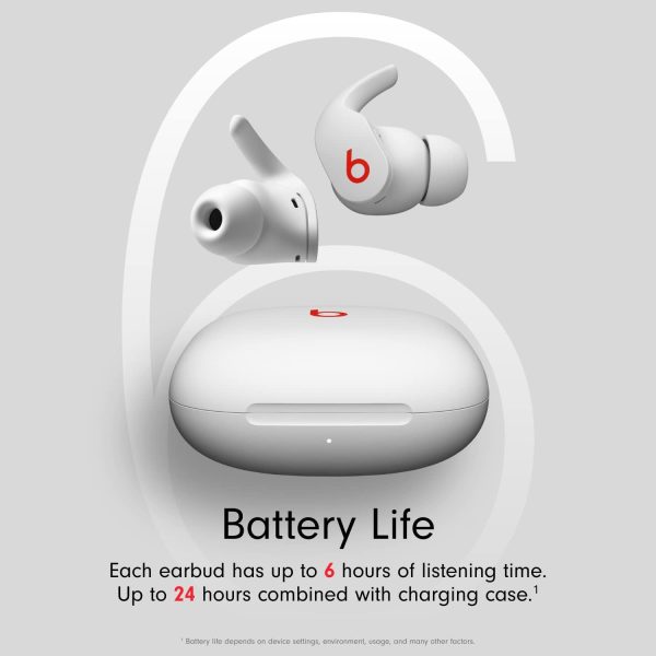 51UEgtIZtEL._AC_SL1500_ Beats Studio Fit Pro True Wireless Noise Cancelling In-Ear Earbuds - White - Image 5