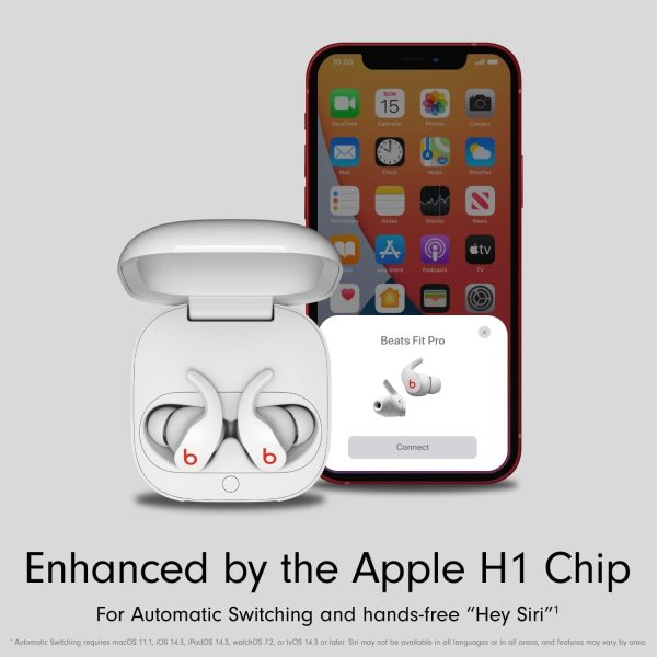 61OyG2WVOQL._AC_SL1500_ Beats Studio Fit Pro True Wireless Noise Cancelling In-Ear Earbuds - White - Image 7