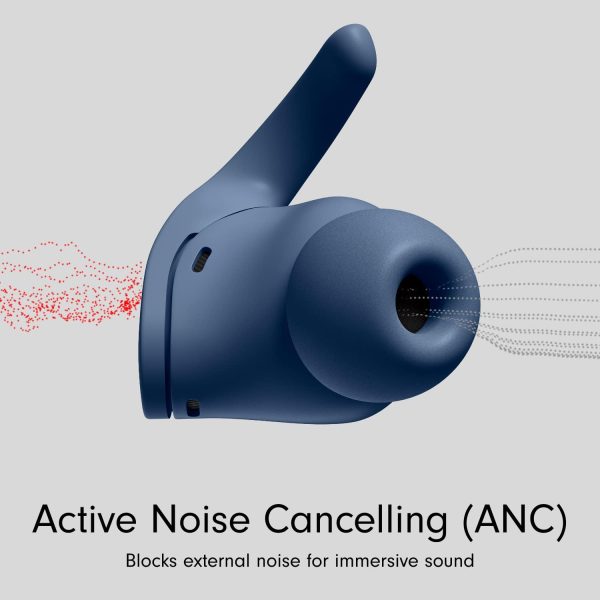 61csETT5w2L._AC_SL1500_ Beats Studio Fit Pro True Wireless Noise Cancelling In-Ear Earbuds - Blue - Image 5