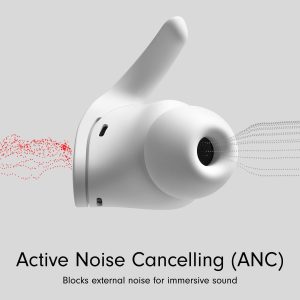 Beats Studio Fit Pro True Wireless Noise Cancelling In-Ear Earbuds - White - Image 8