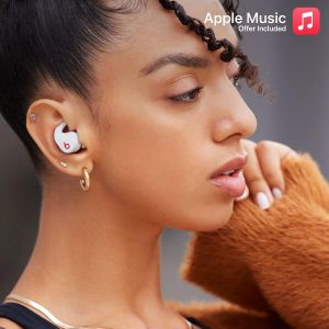 Beats Studio Fit Pro True Wireless Noise Cancelling In-Ear Earbuds - White - Image 11