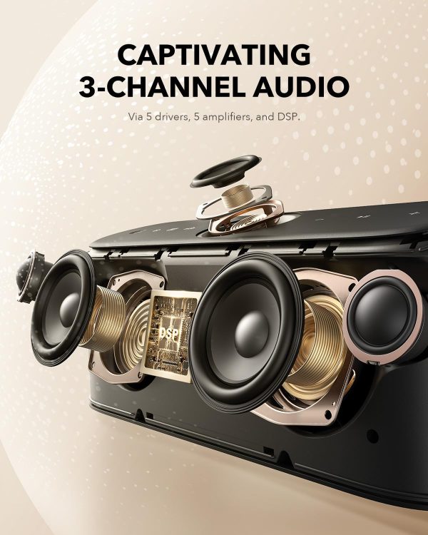 Anker Soundcore Motion X600 Bluetooth Speaker - Black - A3130011 - OP - Image 3