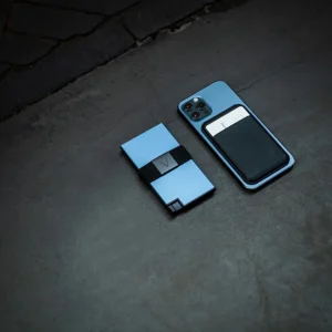 Villantto Aluminum Smart Wallet - Pacific Blue - Image 5