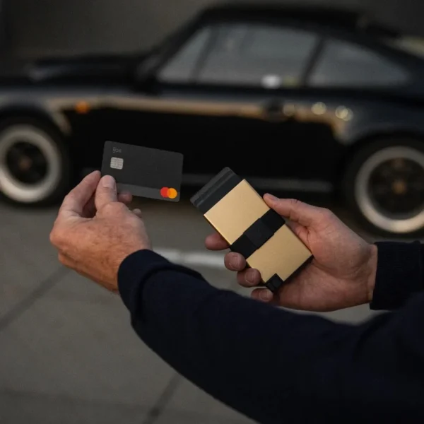48 Villantto Aluminum Smart Wallet PREMIUM EDITION - Gold - Image 10