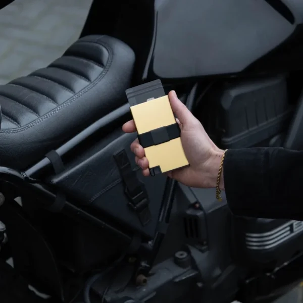 49 Villantto Aluminum Smart Wallet PREMIUM EDITION - Gold - Image 6