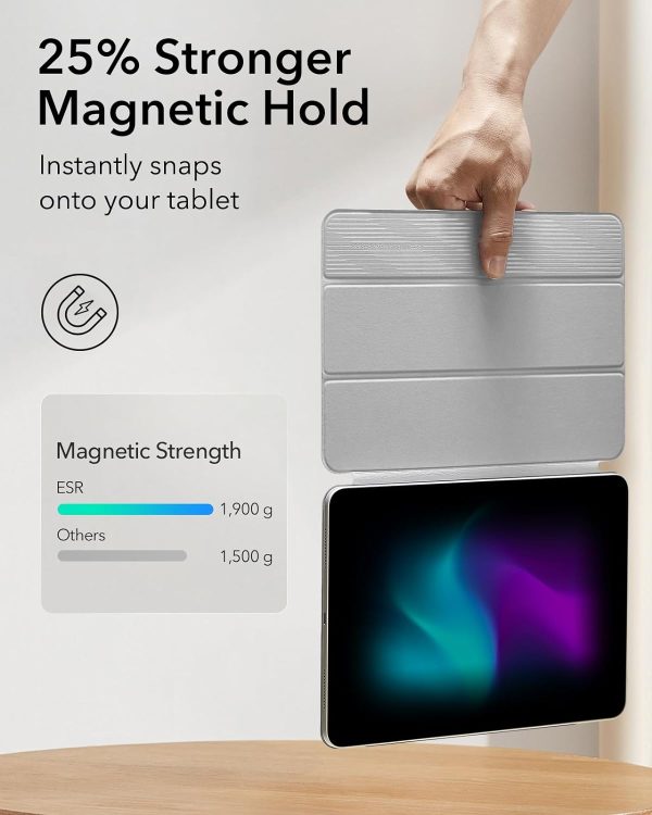 61Gn-znCcYL._AC_SL1500_ iPad Pro 11 2024 Rebound Magnetic Case By ESR - Grey - Image 7