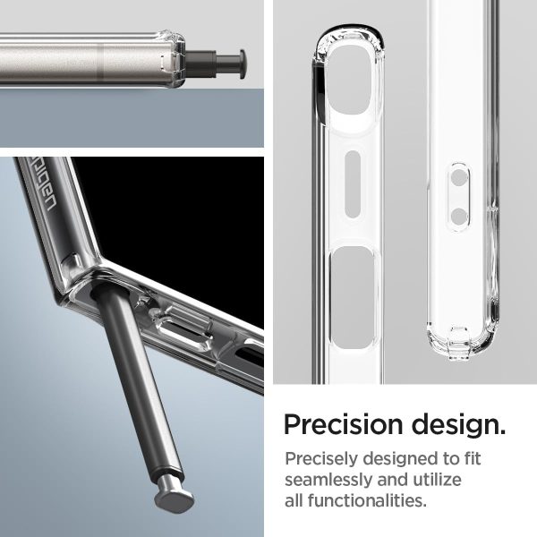 61vuG9EXogL._AC_SL1200_ UItra Hybrid Case By Spigen Case for Galaxy S24 Ultra  - ACS07294 - Zero One White - Image 3