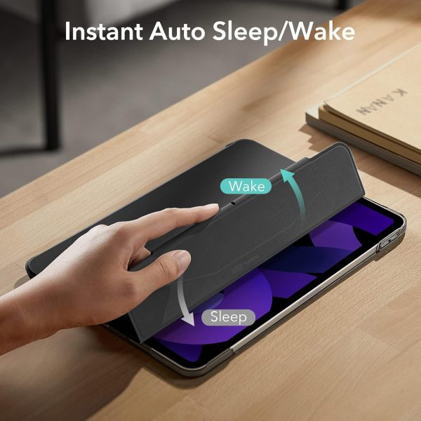 iPad Air 11 2024 Ascend Trifold Case Compatible with also compatible with iPad Air 10.9 5th / 4th Gen - Black - Image 3