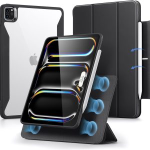 iPad Pro 11 2024 Rebound Hybrid Case 360 by ESR - Black