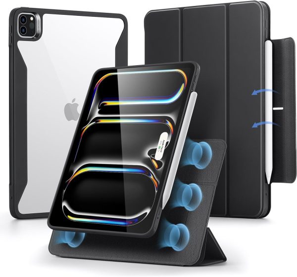 iPad Pro 11 2024 Rebound Hybrid Case 360 by ESR - Black - Image 1