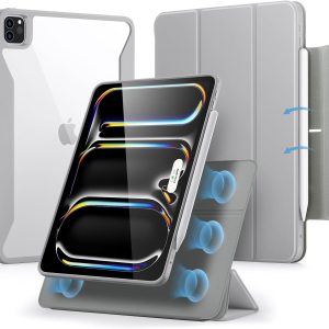 iPad Pro 13 2024 Rebound Hybrid Case 360 by ESR - Grey