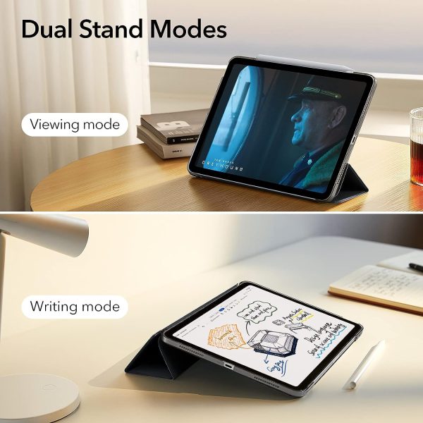 iPad Air 11 2024 Ascend Trifold Case Compatible with also compatible with iPad Air 10.9 5th / 4th Gen - Black - Image 6