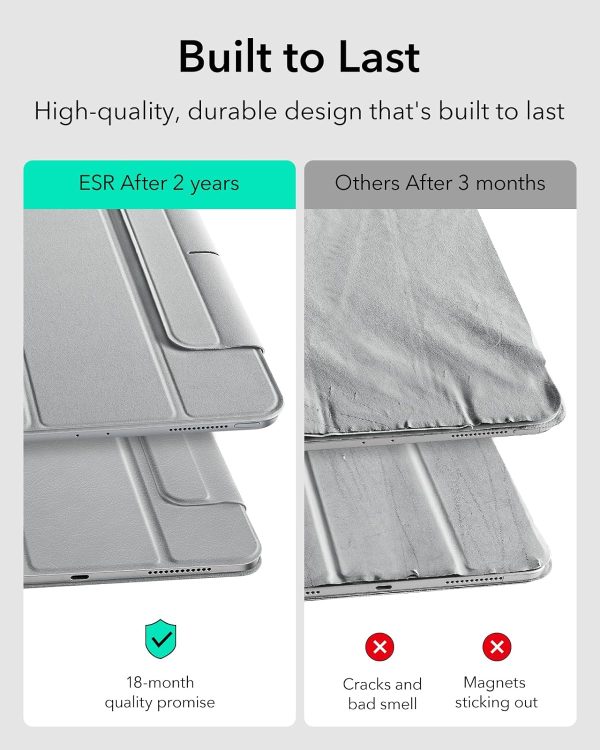 71Y7qUvRsDL._AC_SL1500_ iPad Pro 11 2024 Rebound Magnetic Case By ESR - Grey - Image 6