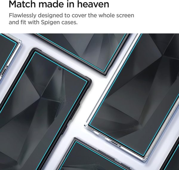 Galaxy S24 Ultra GlasTR EZ FIT By Spigen - 2 Pack - AGL07495 - Image 5