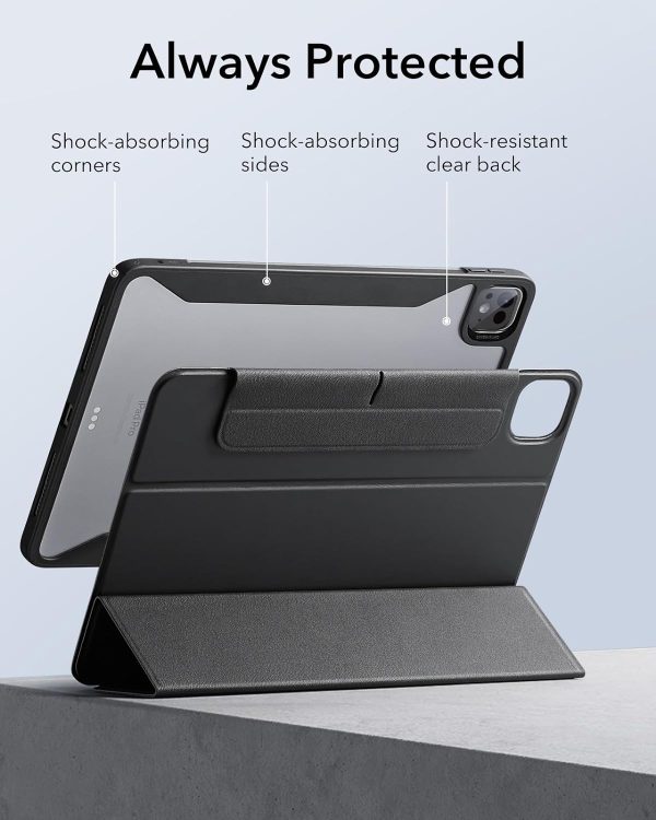 iPad Pro 11 2024 Rebound Hybrid Case 360 by ESR - Black - Image 4