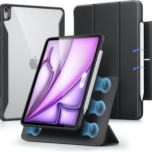 ESR Rebound Hybrid Case 360 Compatible with iPad Air 11 (2024), Air 10.9 (5th/4th Gen) - Black