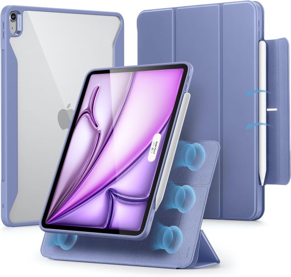 71k47LhJJxL._AC_SL1500_ ESR Rebound Hybrid Case 360 Compatible with iPad Air 13 2024 - Lavender - Image 1