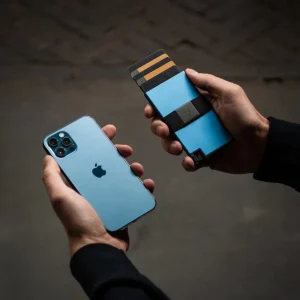 Villantto Aluminum Smart Wallet - Pacific Blue - Image 9
