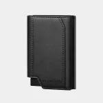 Villantto Leather Smart Wallet For Apple Airtag VL404 - Black - Image 8