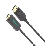 AMAZE A808 DP TO HDMI 4K ADAPTER CABLE - Black - BIS