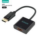 AMAZE A812 DP TO HDMI ADAPTER - Black - BIS