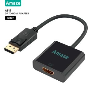 AMAZE A812 DP TO HDMI ADAPTER - Black - BIS